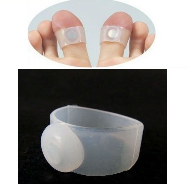 FREE SHIPPING Slimming Silicone Magnetic Silicon Foot Massager Toe Ring Weight Loss Slimming Health Care anel