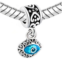 Free shipping new beads Eye pendant charm beads New Year gift suitable for Pandora bracelet