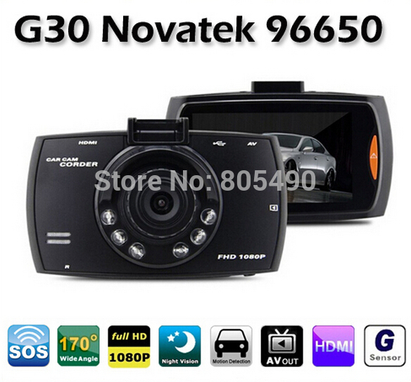Автомобильный видеорегистратор G30 2,7/tft 170 HD WDR 1080P DVR BlackBox 96650