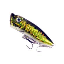 Friendly pesca 5pcs lot plastic fishing lures fishing bait minnow bass Floating lure fishing tackle Hooks
