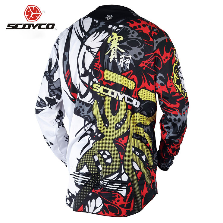 Scoyco Riding trousers Racing suit t117 off road t shirt off road automobile race quick drying