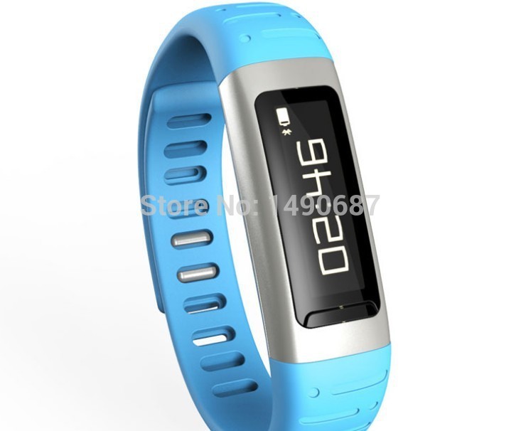 New electronic silicone smart bracelet with vibrate anti lost wrist OLED digital sports waterproof watch for