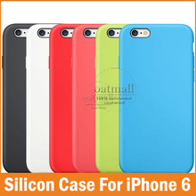 New Like Original Official Design 4.7 inch Cover For Apple iPhone 6 Silicon Case For iPhone6 i6 Accessories Mobile Phone Bags