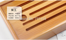 New 2015 high quality bamboo tea tray solid bamboo tea sets kung fu tea tools for