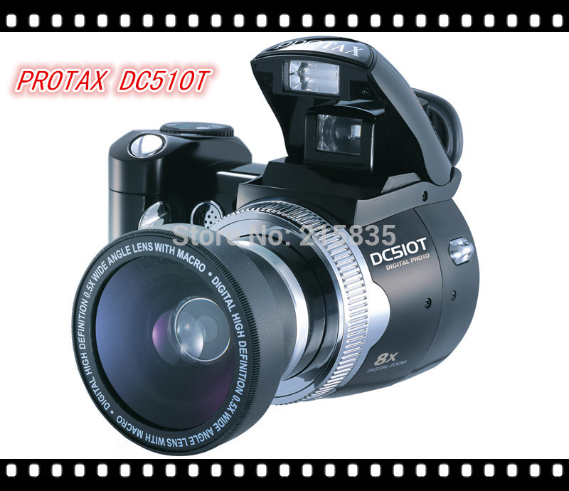 Get An extra battery Pixel DC510T photo camera 500million pixels digital camera Free shipping