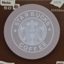10 шт./лот SBUX кофе дизайн цветная бумага пост он важная примечание симпатичные блокноты канцелярские стикер маркер школа товары для офиса