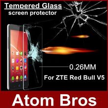 Explosion-proof Premium Tempered Glass Screen Protector For ZTE Red Bull V5 Protective film With Retail Package free shipping