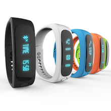E02 0 91 OLED Wearable Smart Wristband Bracele Bluetooth4 0 Sleep Tracker Pedometer For Android iOS