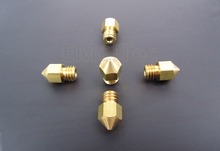 100PCS NEW Makerbot Replicator 1 & 2 Replacement MK8 0.4mm Nozzle 3D Printer HotEnd Hot End DHL EMS Fedex Free Shipping
