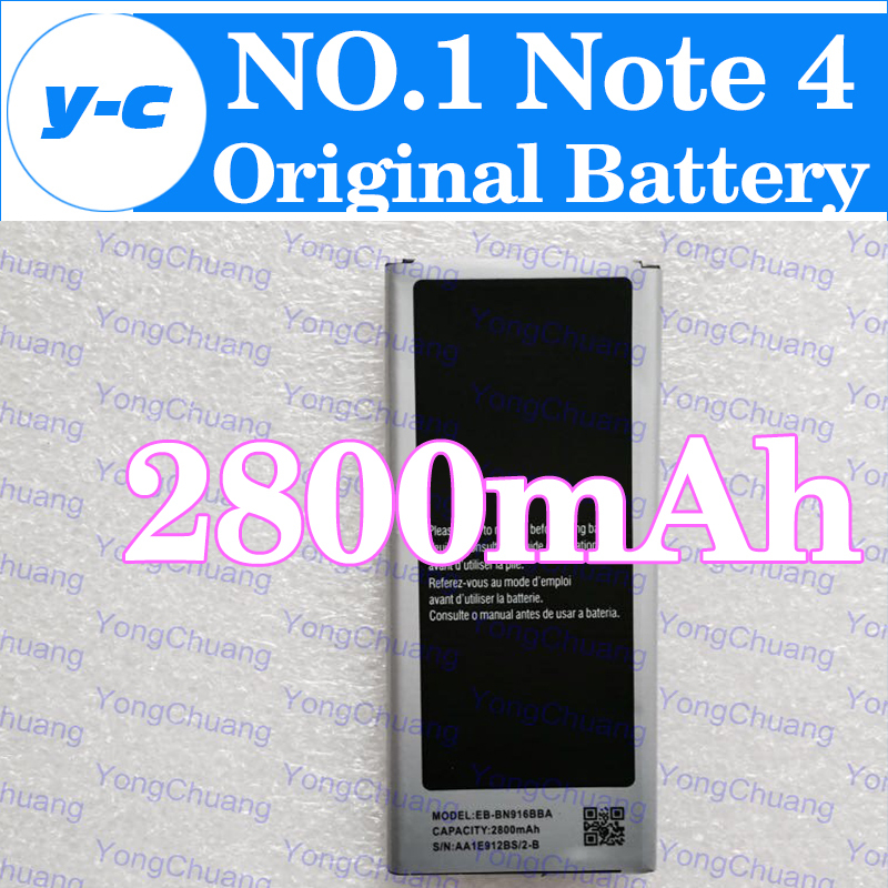 100 New Original 2800mAh EB BN916BBA Battery For NO 1 Note 4 Smartphone In Stock Free