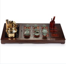 New arrival Chinese tea tray for kung fu tea sets size 93cm 47cm 7 5cm in