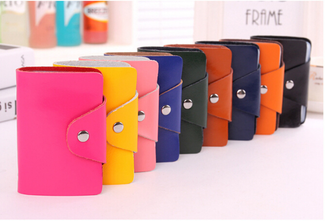 2014 new1pcs Free Shipping Men s Leather Credit Card Holder Case card holder wallet Business Card