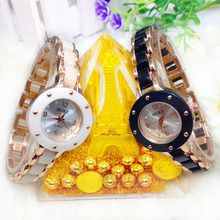 Fashion Jewelry Quartz Women diamond ceramic Strap watches Wristwatch