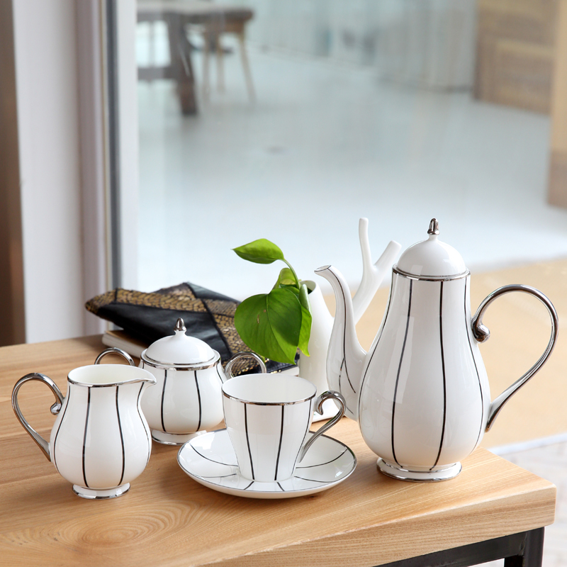 European Guci Coffee with Suit English Afternoon Tea Coffee British Tea Cup Set Coffee Tea Sets