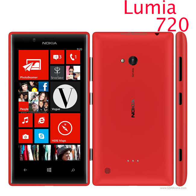 Original nokia lumia 720 Windows Phone 8 Dual core 4 3 1 0 GHz Camera 6