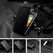 Classic Luxury Flip Up and Down Leather case For Highscreen Zera F rev.S Phone Cover Case With Card Slot+touch pen