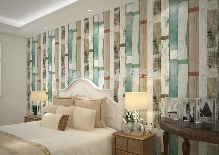 Slaapkamer » behang slaapkamer hout inspirerende fotos en ...