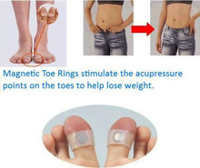 Magic slimming toe ring thin legs lose weight new technology healthy slim loss sticker foot massage