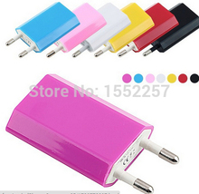 2pcs/lot EU Charger EU Plug Power Adapter AC Wall Charger USB Output for Apple iPhone Samsung S5 Cell Phone