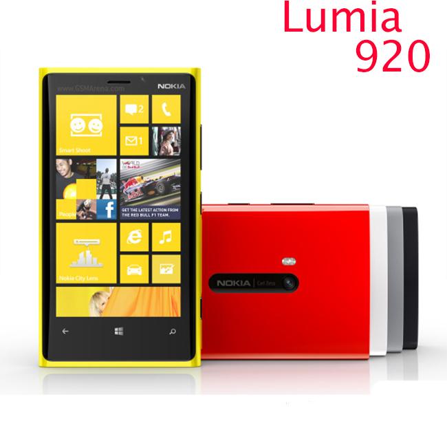 Original Nokia Lumia 920 Unlocked 4 5 IPS Win 8 OS 32GB Dual Core 1 5GHz