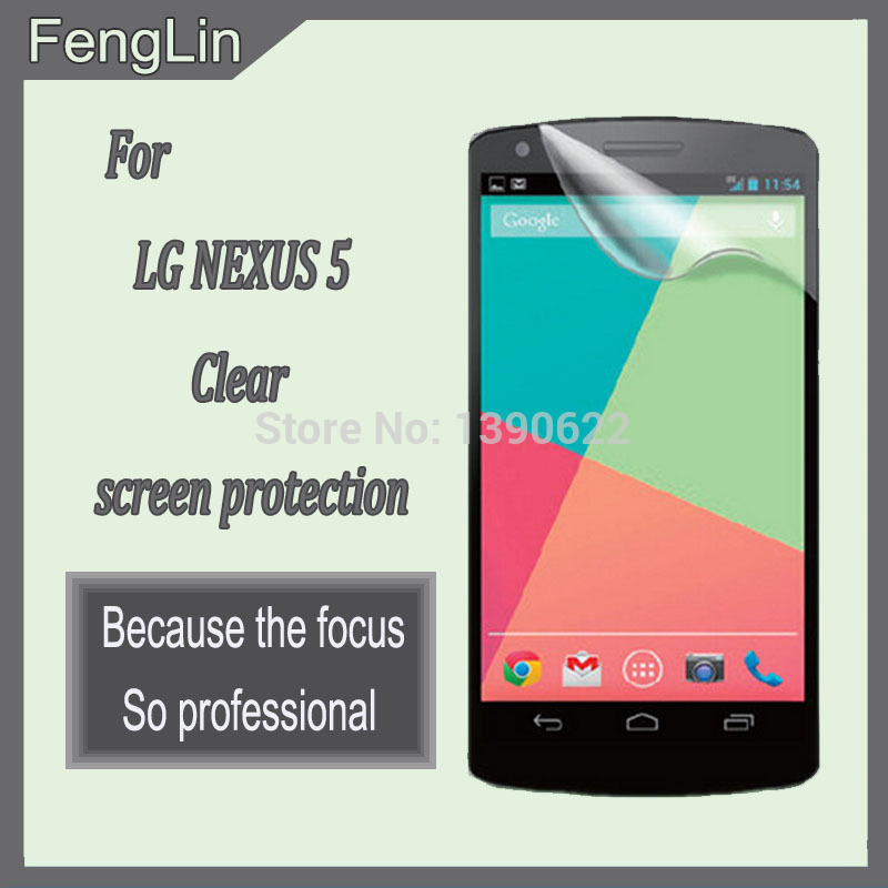 clear screen protector for LG nexus 5 Google nexus 5 clear screen protective film screen guard