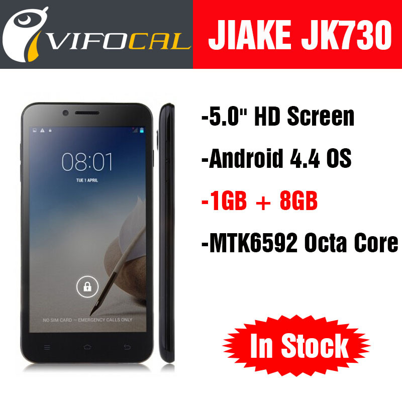 Original JIAKE JK730 Smart Mobile Phone MTK6592 Octa Core 5 0 HD Screen Android 4 4
