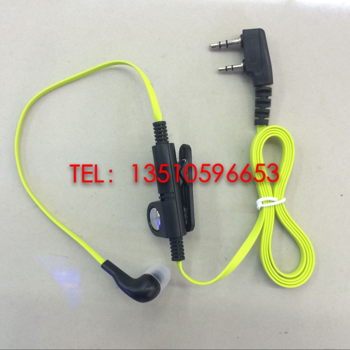 Baofeng walkie talkie accessories multicolour fashion quality noodles earphones ktv ear headset