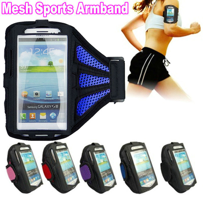 Jogging Sport Armband For Samsung Galaxy S3 S4 S5 S6 Phone Bag Entertainment Accessories With Adjustable