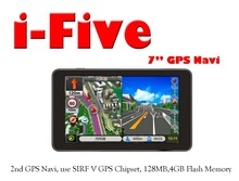 Original Eroda Vehicle GPS Navigation 7 touch screen Car GPS Navigator with Car Charger FM Transmitter