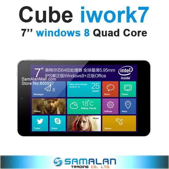 7 Cube iwork7 Dual Boot U67GT Tablet PC IPS Z3735G Quad Core 2GB 32GB HDMI OTG