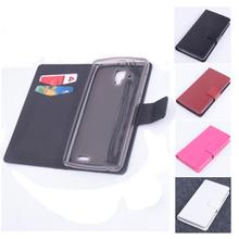 Stand Flip Leather Protective Cover Case For Lenovo A536 Smartphone