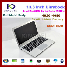 Cheap 13.3″ Dual Core Intel i5 CPU Laptops Ultrabook Noterbook Computer, 2GB RAM+160GB HDD,1080P,WIFI,Bluetooth, Metal Case