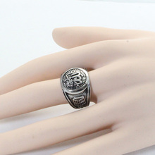 antique silver plating muslim allah ring for men women charm Islam Retro ring fashion Arab jewelry