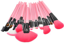 24pcs set Professional Make up Brushes portable full Cosmetics makeup brushes tool Toiletry Kit Wool Eyeshadow
