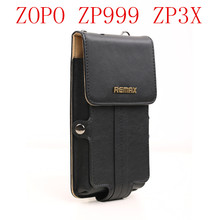 Universal Original Remax Leather Case for ZOPO ZP999 ZP3X MTK6595 Octa Core Smart Phone 4G Mobile