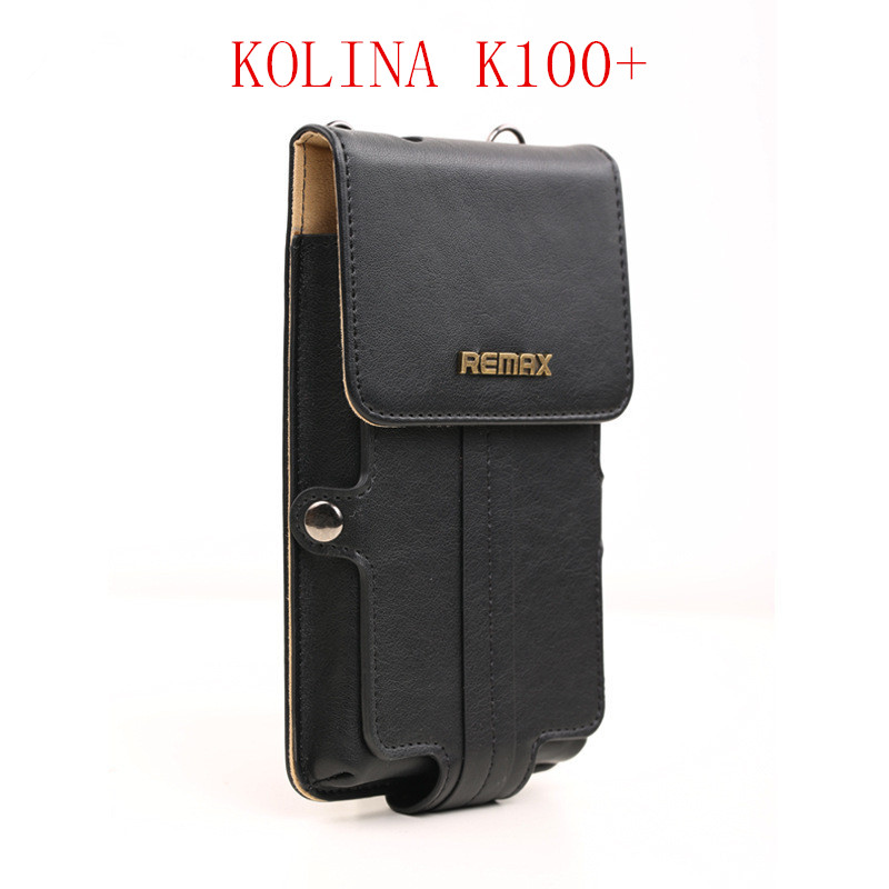 Universal Original Remax Leather Case for KOLINA K100 Android Smartphone MTK6592T Octa Core celular 5 5inch