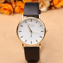 New arrival quartz watch women geneva fashion leather watch dress luxury ladies wristwatches female clocks and