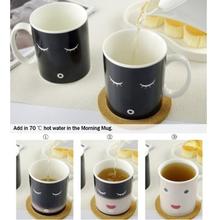2015 Hot Moring Mug Magic Heat Sensitive Color Change Coffee Milk Cup Mug