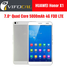 Original HUAWEI Honor X1 Phablet MediaPad Phone 4G FDD LTE Quad Core 7.0” LTPS 1920*1200 Android 4.2 2GB + 16GB 13.0MP 5000mAh