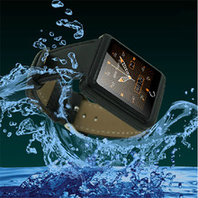 U 10 Quartz Leather Watch Remote Photograph Hand free Calls Watch Smartphone With Russian Arabic Language