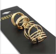 Hot Selling Fashion Wholesale High Quality Punk Style Gold Plated Women Knuckle Ring