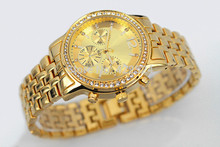 2015 New Model women dress watch with diamond gold silver rose gold women wristwatches Top Luxury