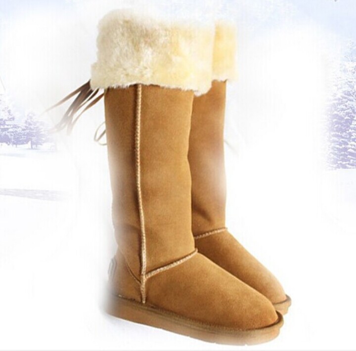 Hot Sale 100% Pure Cowhide Women Boots New 2015 Fashion Winter Boots