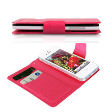 Business Patten PU Leather Universal Wallet Flip Stand Cover Phone Case for Lenovo S920