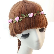 2015 Hot Sale New Fashion Womens Bohemia Beach Flower Hair Bands Headband Hair Accessory 9 Colors