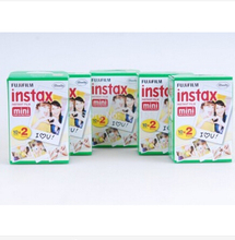 Fujifilm Instax Mini Film Plain Edge 5 packs (100 sheets) Instant Photo for Polaroid Camera Mini 7s 8 25 50s 90 Free Shipping