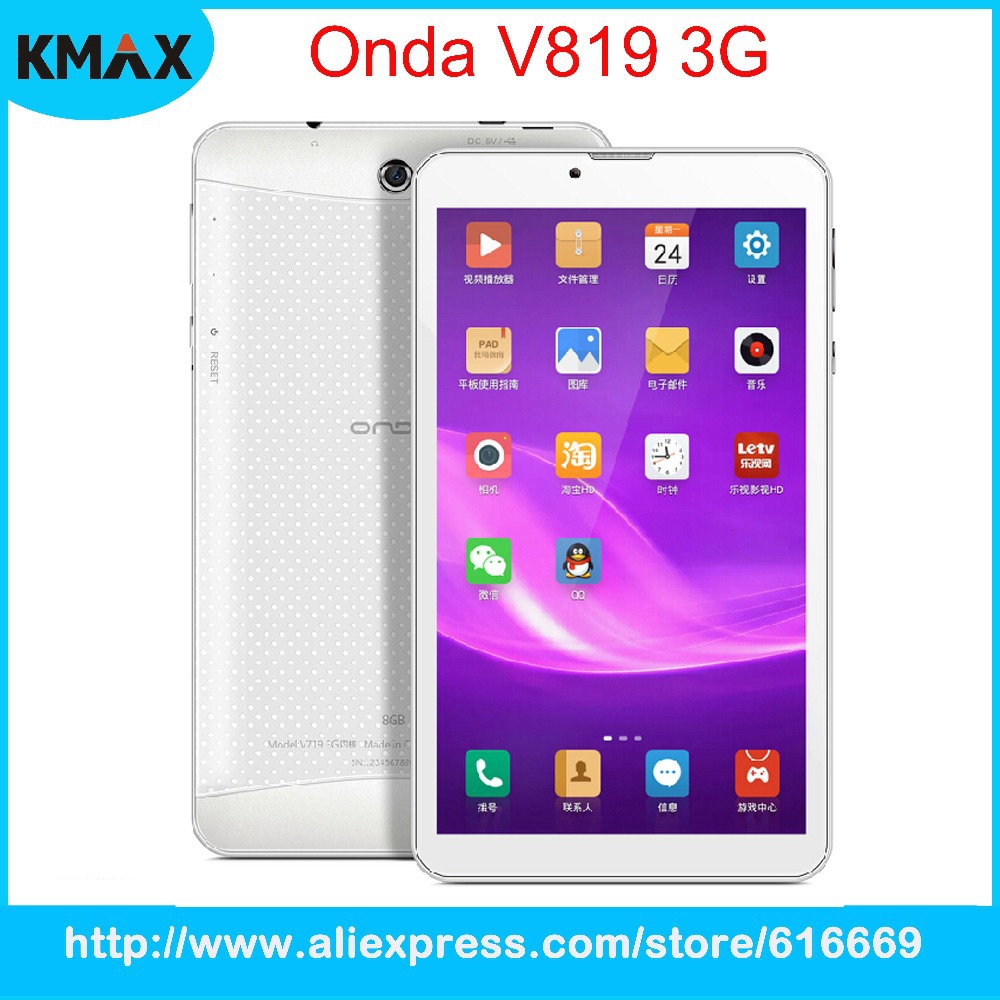 Onda V719 3G WCDMA Quad Core 7 inch screen Tablet pc MTK8382 Cortex A71 2GHz Android