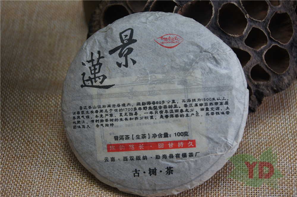 Hot sales Top grade yunnan puer tea puer puerh Pu Er 100g green raw tea bag