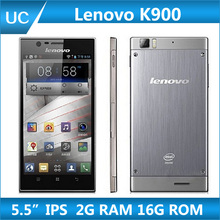 Original Lenovo K900 Smartphone Intel Powered 2 0GHz 5 5 Inch IPS Screen RAM 2GB ROM