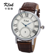 klok Luxury Jewelry brand Hot Sale Fashion New Promotion Watches Men s Business Casual Sports Leather